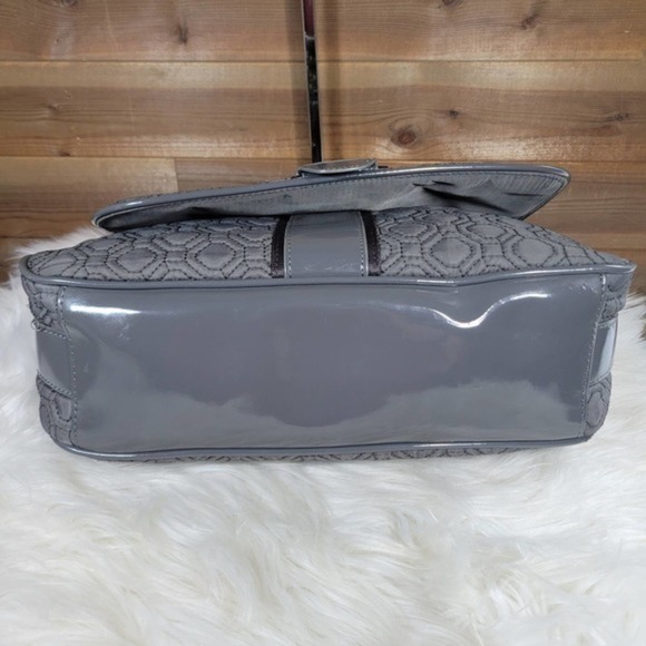 Vera Bradley Solid Gray Crossbody Messenger Bag - Picture 3 of 8